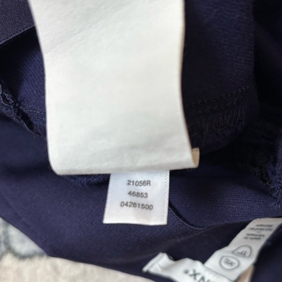 Spanx Stretch Twill Mini Skirt In Lapis Blue Women’s Size XS - Picture 8 of 8